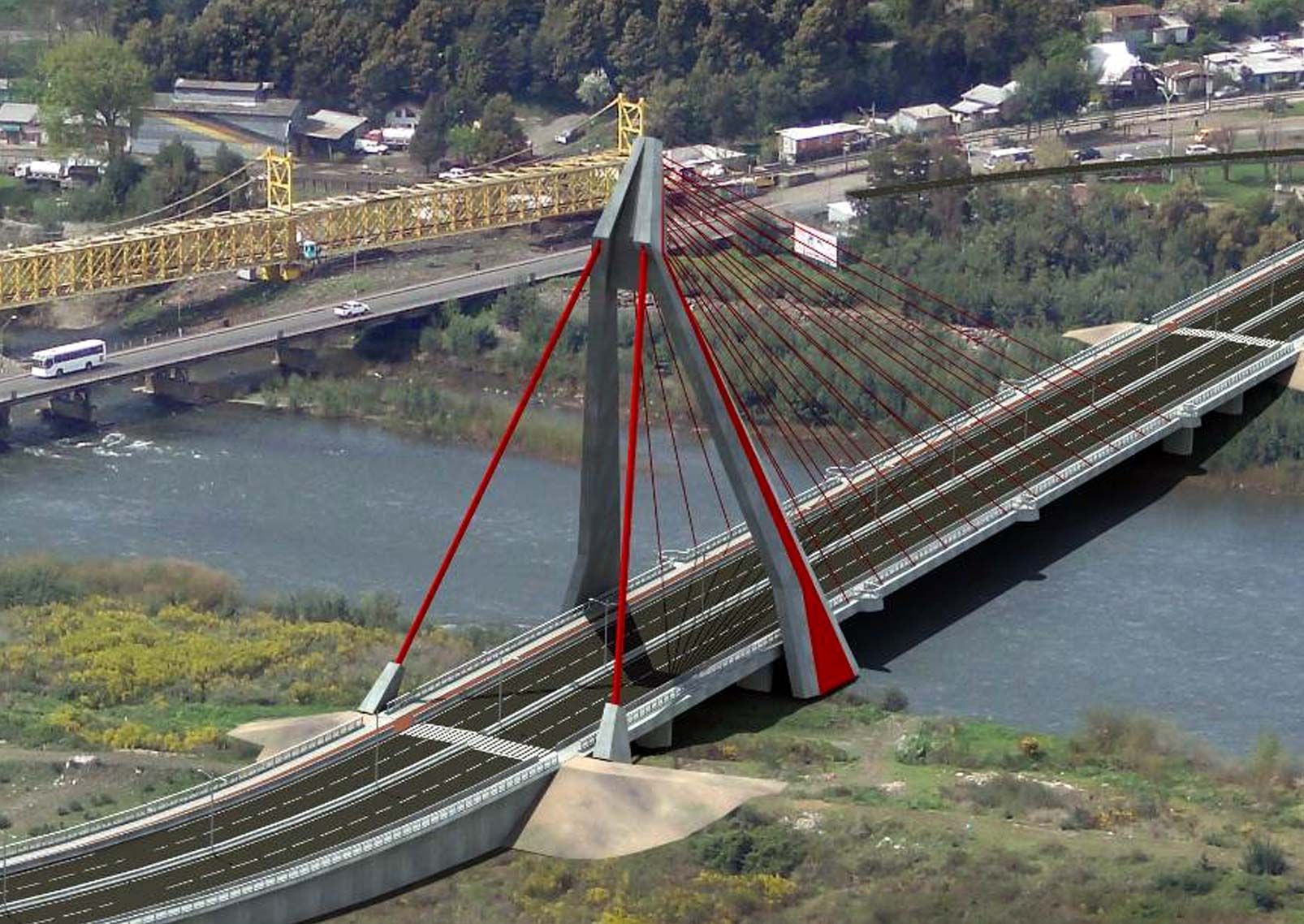 Asesoría en Diseño y Construcción del Tercer Puente de Temuco, Chile